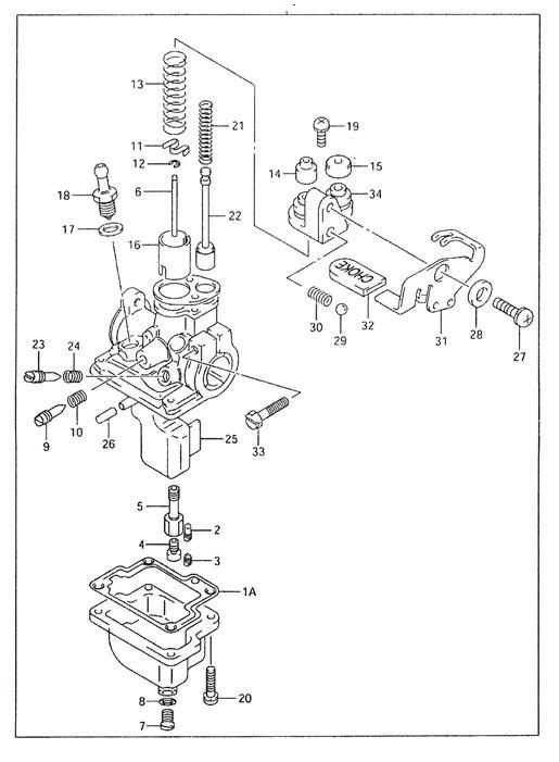 2000 2001 2002 2003 2004 2005 2006 suzuki jr50 jr 50 carburetor 13200-04450