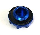 Blue billet engine oil filler carbon fibecap mugen for honda acura civic si ex