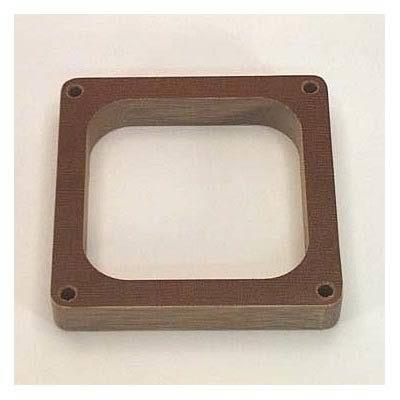 Canton racing carburetor spacer 4-barrel dominator 1" phenolic open 85-200