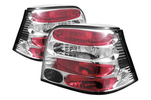 Spyder vg99c - 99-04 volkswagen golf chrome euro tail lights rear stop lamps