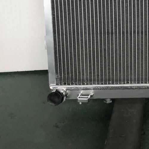 Radiator for hyundai elantra tiburon l4 v6 2.0l 2.7l 2001-2008 aluminum 2row mt