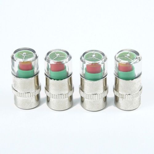 4x car tyre valve cap wheel pressure air sensor dust monitor 32-34-36 psi