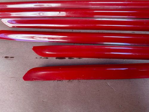 Bmw e46 325ci 330ci door side moulding trim impact japan red set oem 62k miles