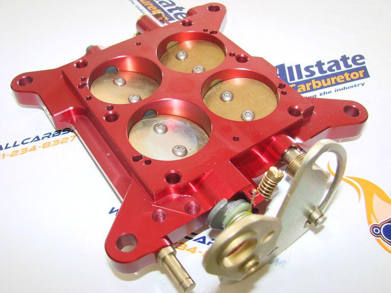 Holley carburetor billet base plate 660 center squirter 4224 allstate carburetor