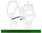 Genuine toyota door window belt weatherstrip (right rear) 75730-47010