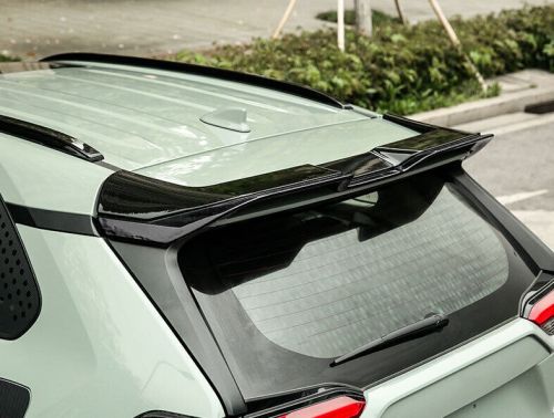 Fit for toyota rav4 abs black rear trunk spoiler wing flap 1pcs 19 20-23