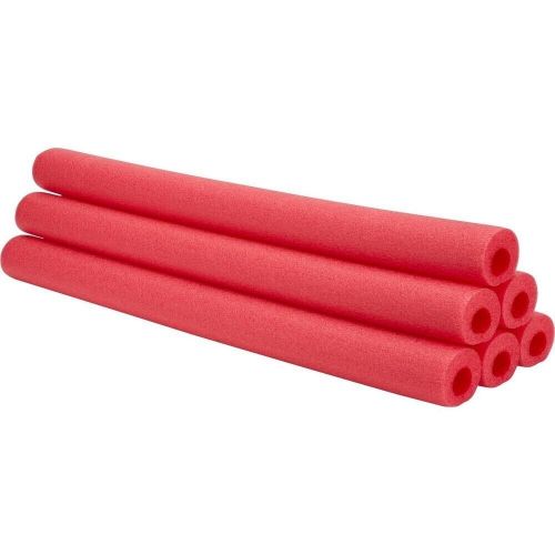 Foam roll bar/cage padding, set of 6, red, 36 inch