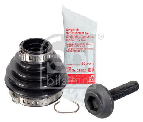 Cv joint boot fits audi q5 8rb rear outer 08 to 17 c.v. driveshaft gaiter febi