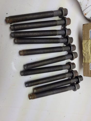 Genuine oem ford f3zz-6065-fb cylinder head bolts qty 10 bolts