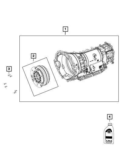 Genuine mopar with torque converter transmission remanufactured r8367519aa