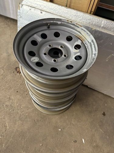 Gray trailer rims 5 on 4.5