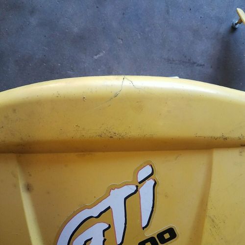 1997 97 seadoo bombardier gti oem yellow wind deflector hood cover 269500348jm