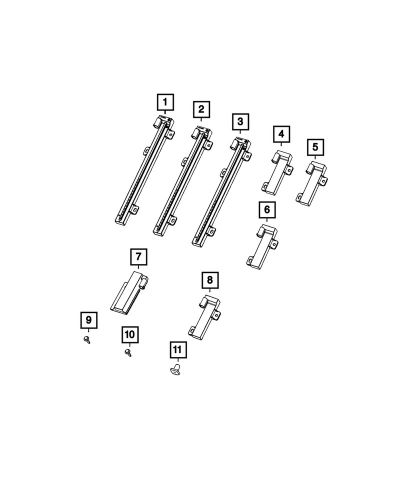 Genuine mopar passive entry antenna 52112481aa