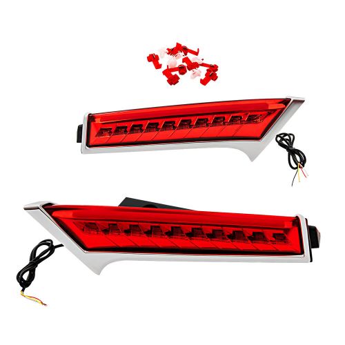 Rear window pillar tail brake light for nissan rogue x-trail 2014 2015 2016-2021