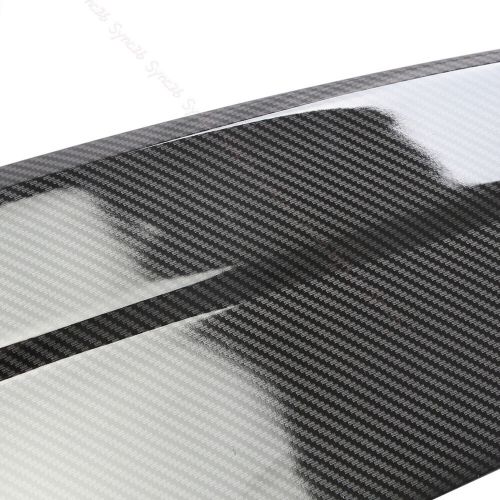 52 &#034;universal for car sedan gt stylecarbon rear trunk spoiler lip roof tail wing