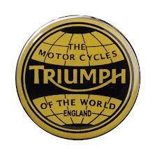 Triumph pin world badge~new~nr~9453209