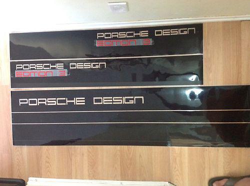 Porsche cayenne racing stripes decal