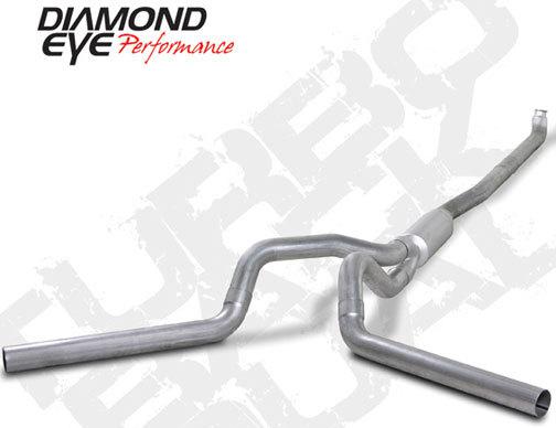 Diamond eye exhaust- 01-07 chevy 4" alum-down pipe back dual