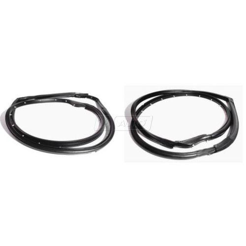 Full door weatherstrip rubber seal set of 2 pair for 97-06 jeep wrangler