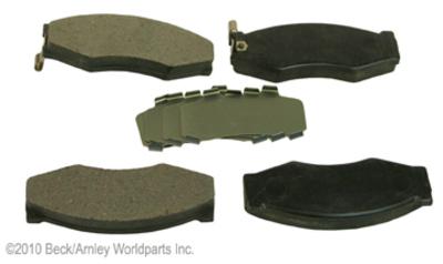 Beck arnley 089-1246 brake pad or shoe, front-disc brake pad