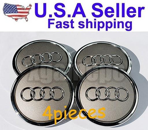 Oem audi center caps tt s4 q7 s6 s8 r8 a3 a4 a6 a8  4b0 601 170 a  (a 70r)