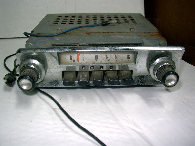  1963 ? ford radio am radio  1963 ford fairlane 500 radio  l@@k!!