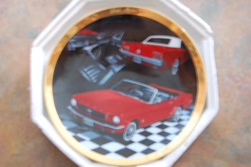 Rare ford motor co 13th anniversary plate - 1964 1/2 mustang - porter & price