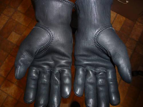 #481 x-small usa black deerskin leather driving riding motorcycle gloves 