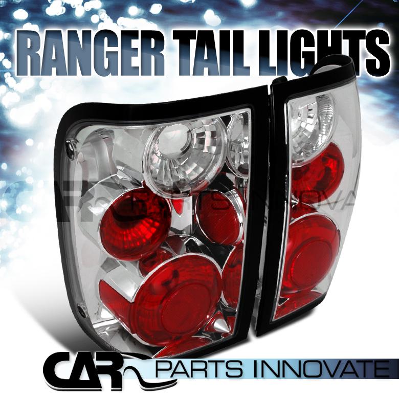 Ford 98-05 ranger tail lights brake stop rear lamp altezza chrome