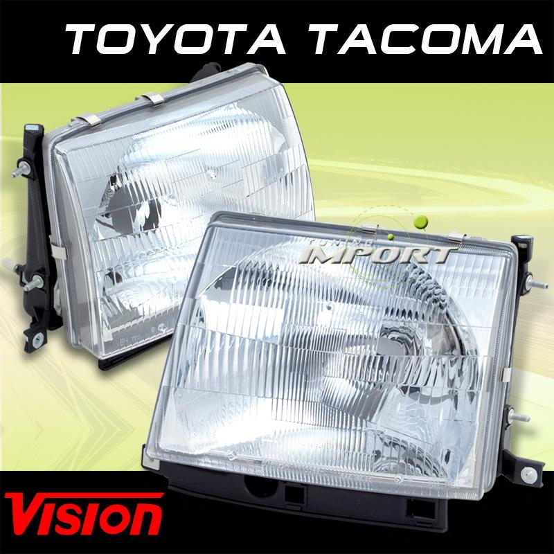 1997-2000 toyota tacoma vision truck jdm style pair left right head lights set