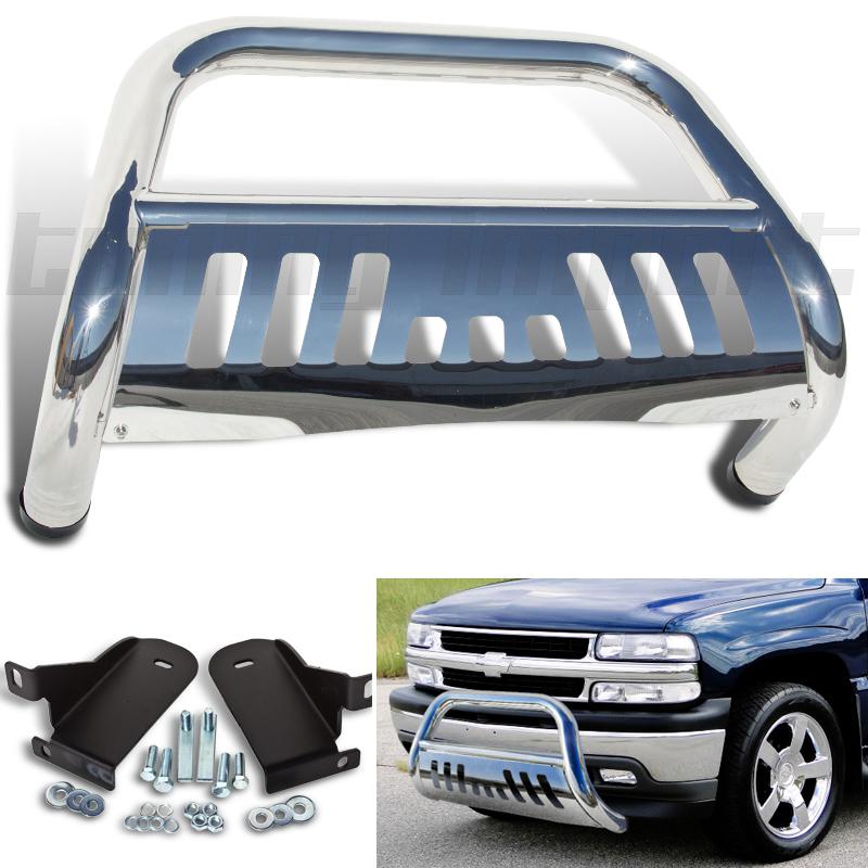 Chevy 99-07 silverado 02-06 avalanche tahoe sierra yukon chrome front bull bar