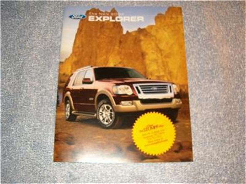 2006 ford explorer original sales brochure