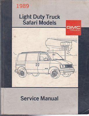 1989 gmc safari factory issue repair manual