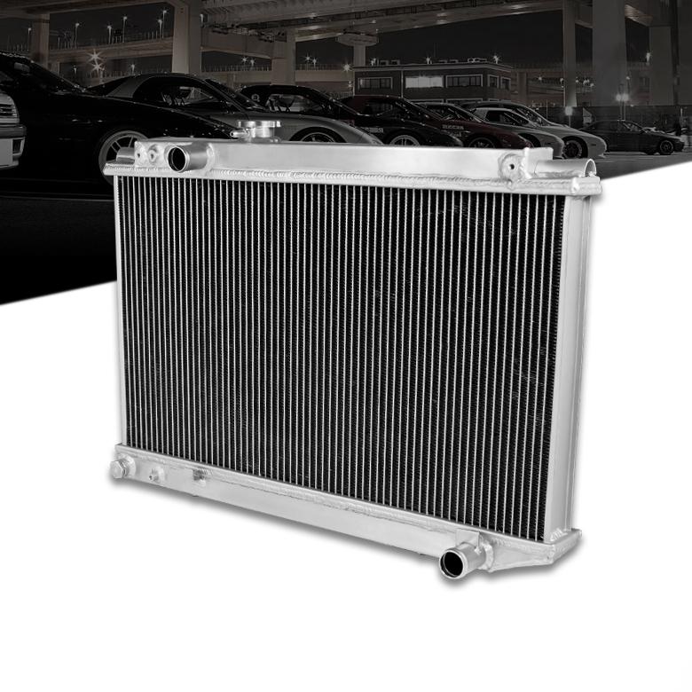 86-92 toyota supra mkiii 1jz-ge/7m-gte mt 3-row full aluminum racing radiator