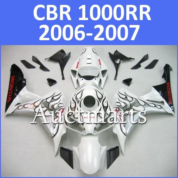 Fit honda 06 07 cbr1000rr cbr 1000 rr 2006 2007 fairing kit abs plastics e22 d03