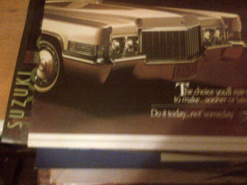 1970 cadillac deville/fleetwood/eldorado       brochure        -