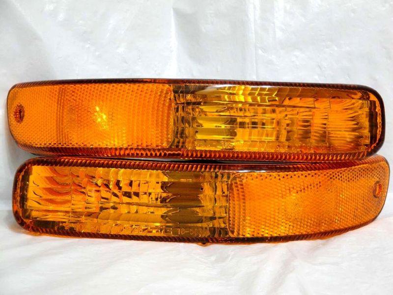 02-04 jeep liberty corner side marker parking signal bumper light lamp rl h new