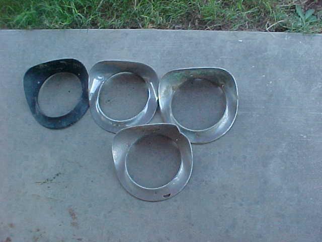 1955 1956 1957 headlight bezel gl 5948489 5946181 part number # pickup