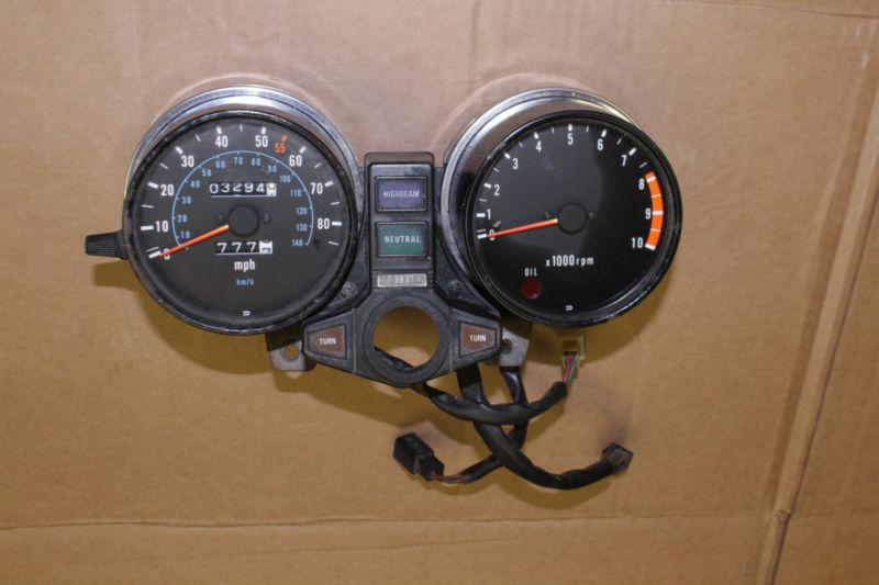 Kawasaki kz750 twin gauges speedometer tach 