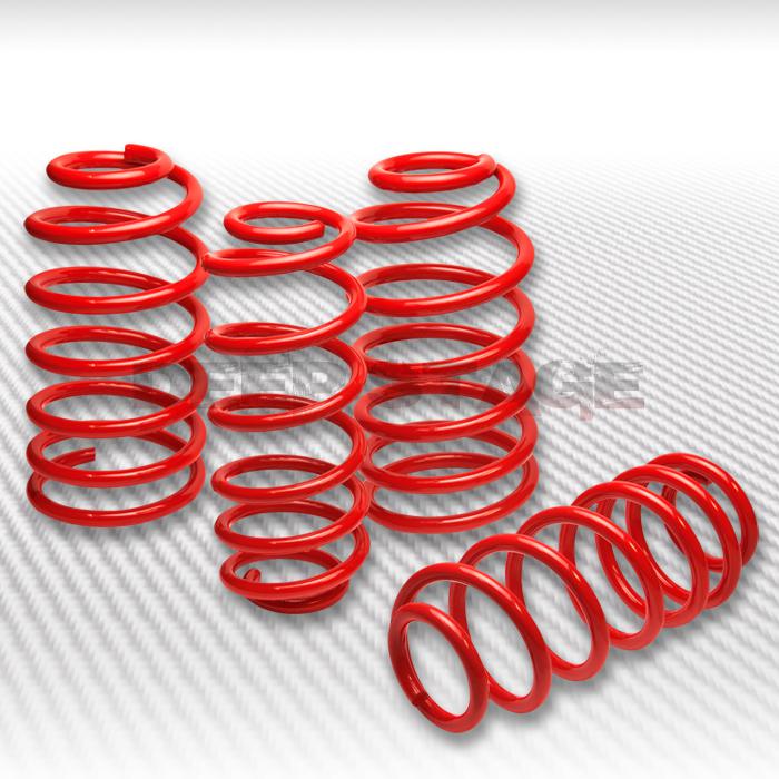 2" drop sport suspension racing lowering spring 03-08 mazda mazdaspeed 6 red