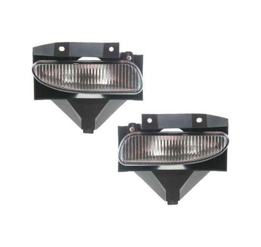 New pair set fog light lamp lens housing assembly sae dot 99-04 ford mustang