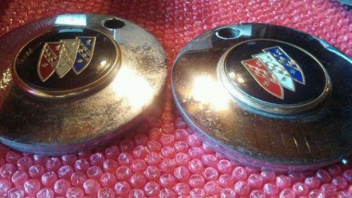 Vintage buick center caps, hub caps, wheel caps set of 2 buick wheels