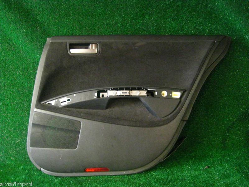 04 nissan maxima passenger rh rear door panel skin trim cover black