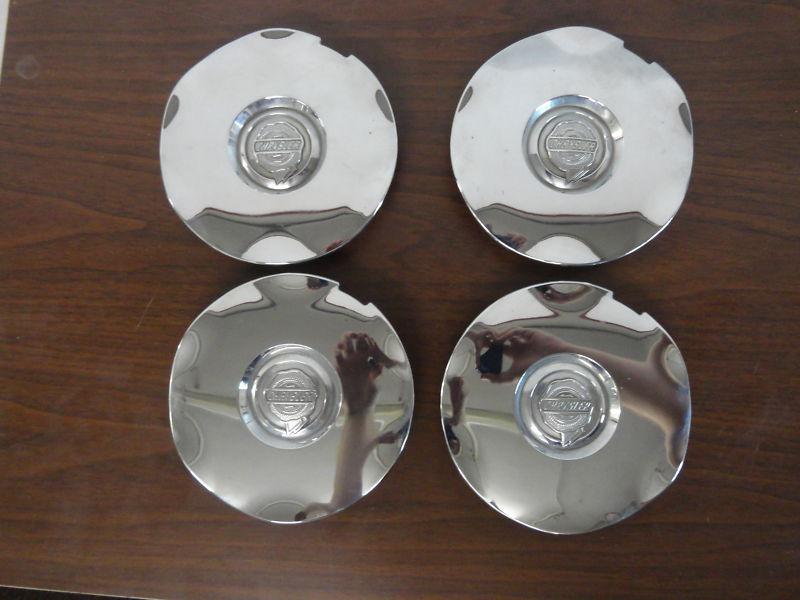 Chrysler (4) center caps center piece lug cover wheel 05272891aa