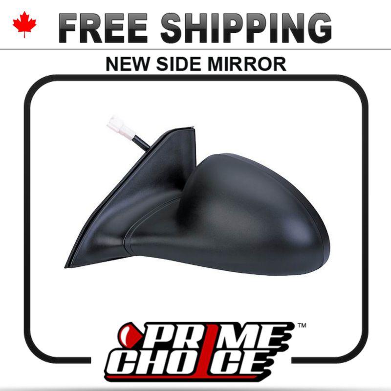 New power black driver side view mirror left door for ford escort & merc tracer