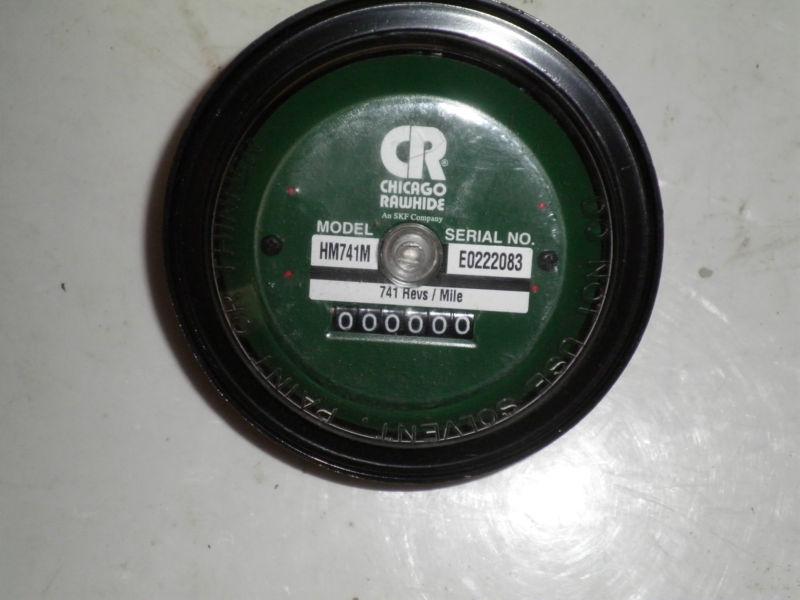 Hubodometer - new / old stock  - part # hm 741-  cr / chicago rawhide