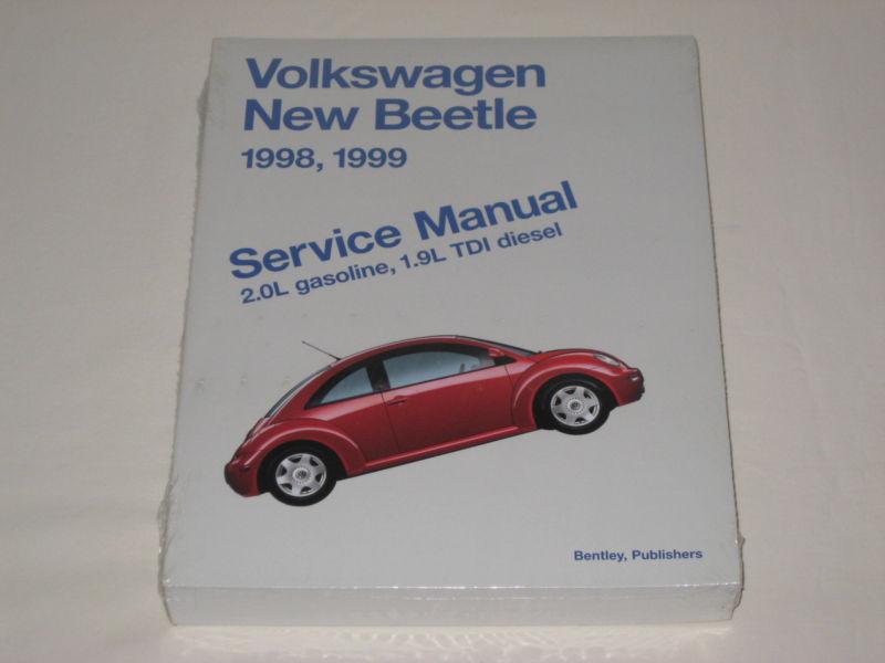 Volkswagen new beetle service manual 1998, 1999 2.0l gas, 1.9l tdi - new