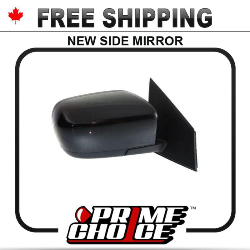 New power non heated passengers side view door mirror