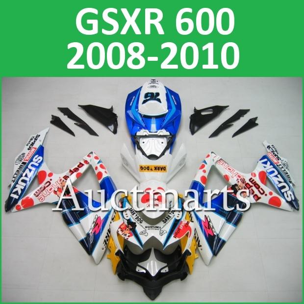 Fit suzuki 08 09 10 gsxr 750 gsxr 600 gsx-r 2008 2009 2010 fairing k8 j7 c13