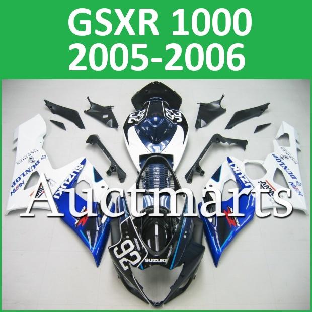 Fit suzuki 05 06 gsxr 1000 gsx-r 2005 2006 fairing bodywork plastics k5 e47 c13